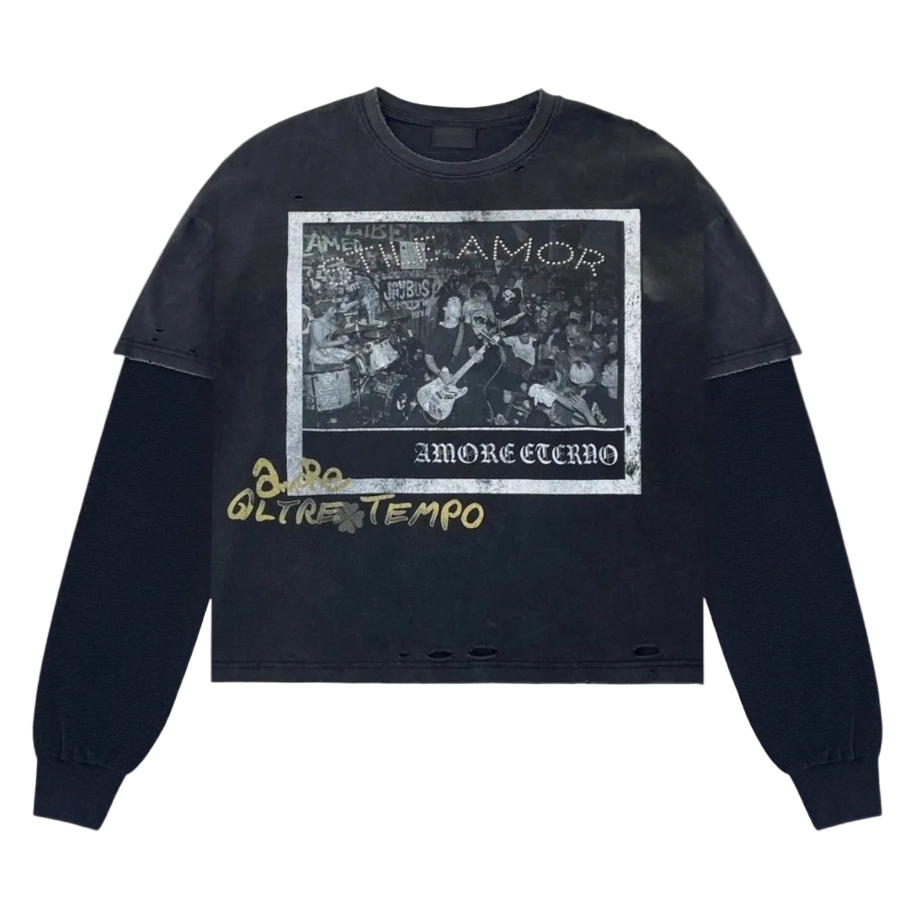 Stile De Amor ‘Tempo’ Longsleeve Tee Black