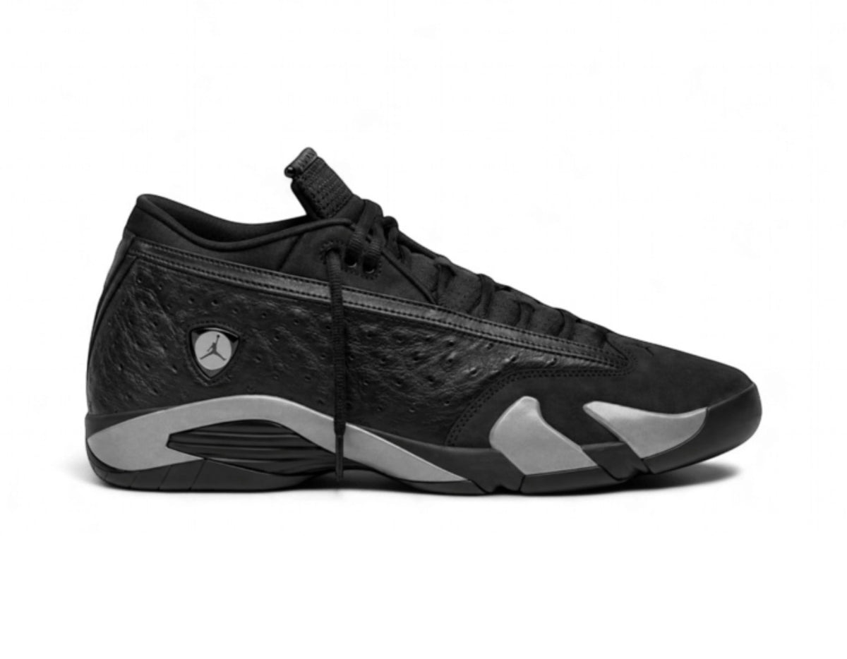 Air Jordan 14 Low ‘Black Pack’ Ostrich Skin