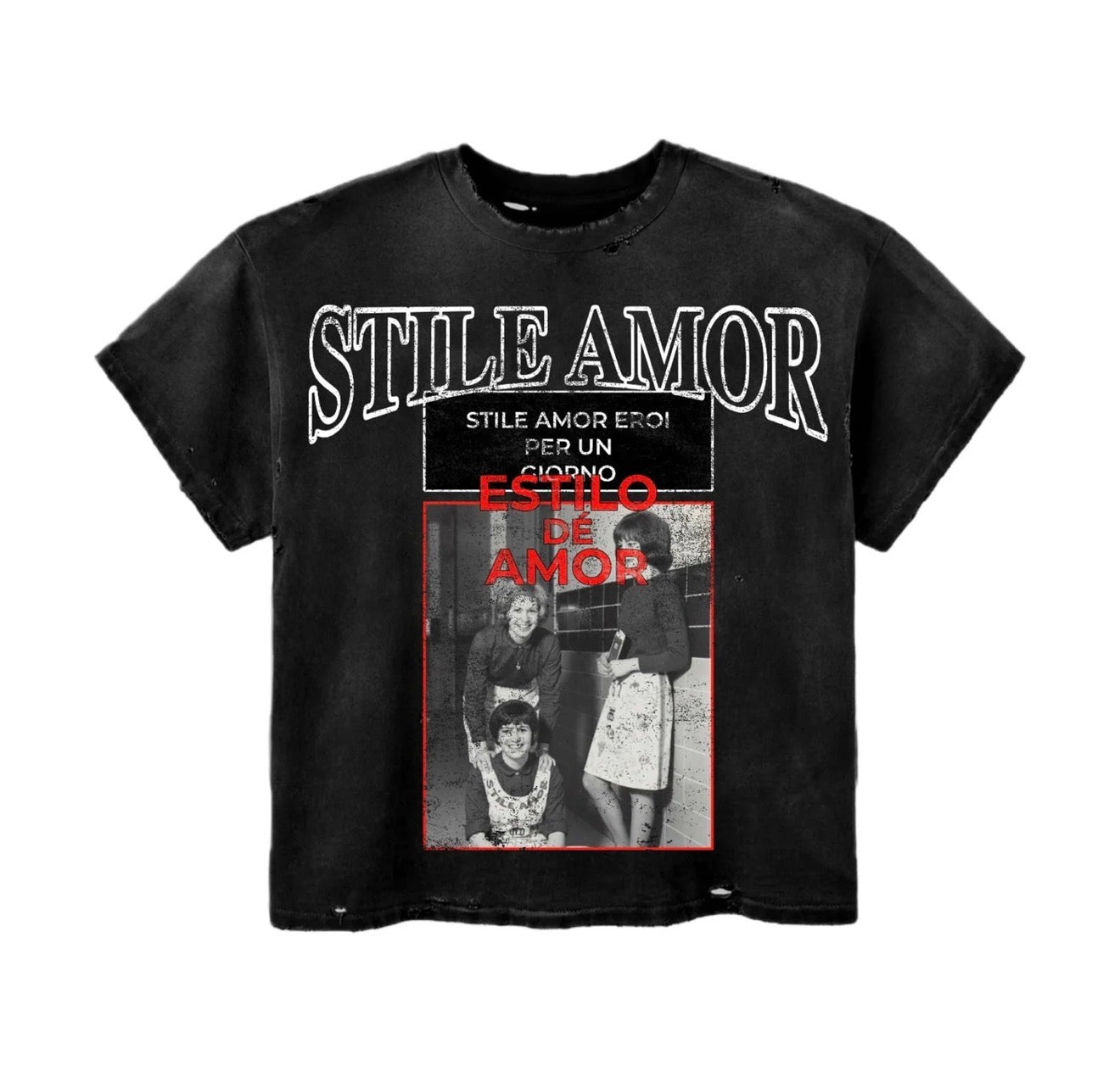 Stile De Amor ‘Eroi’ Tee Black