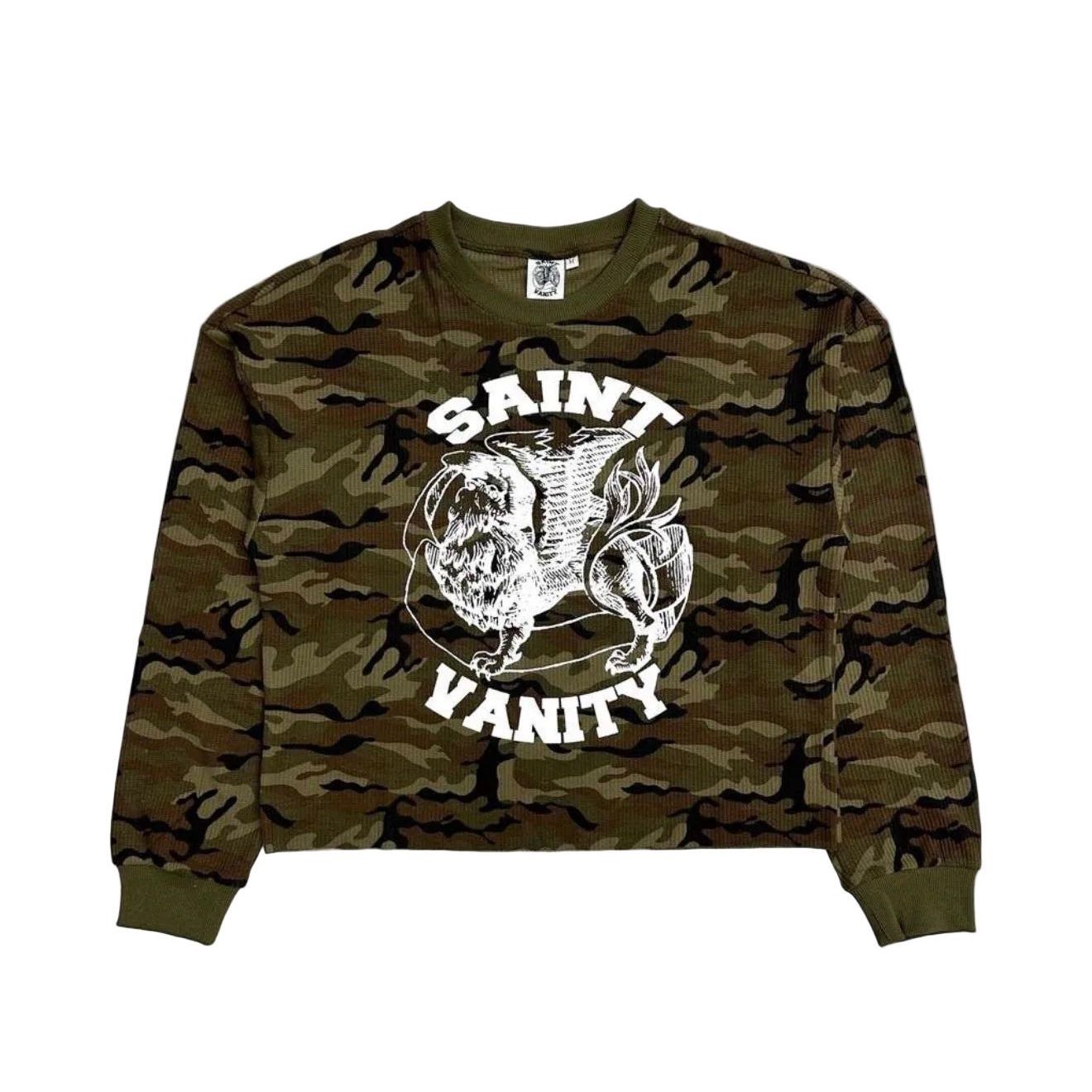 Saint Vanity ‘Griffin’ Longsleeve Thermal Green Camo
