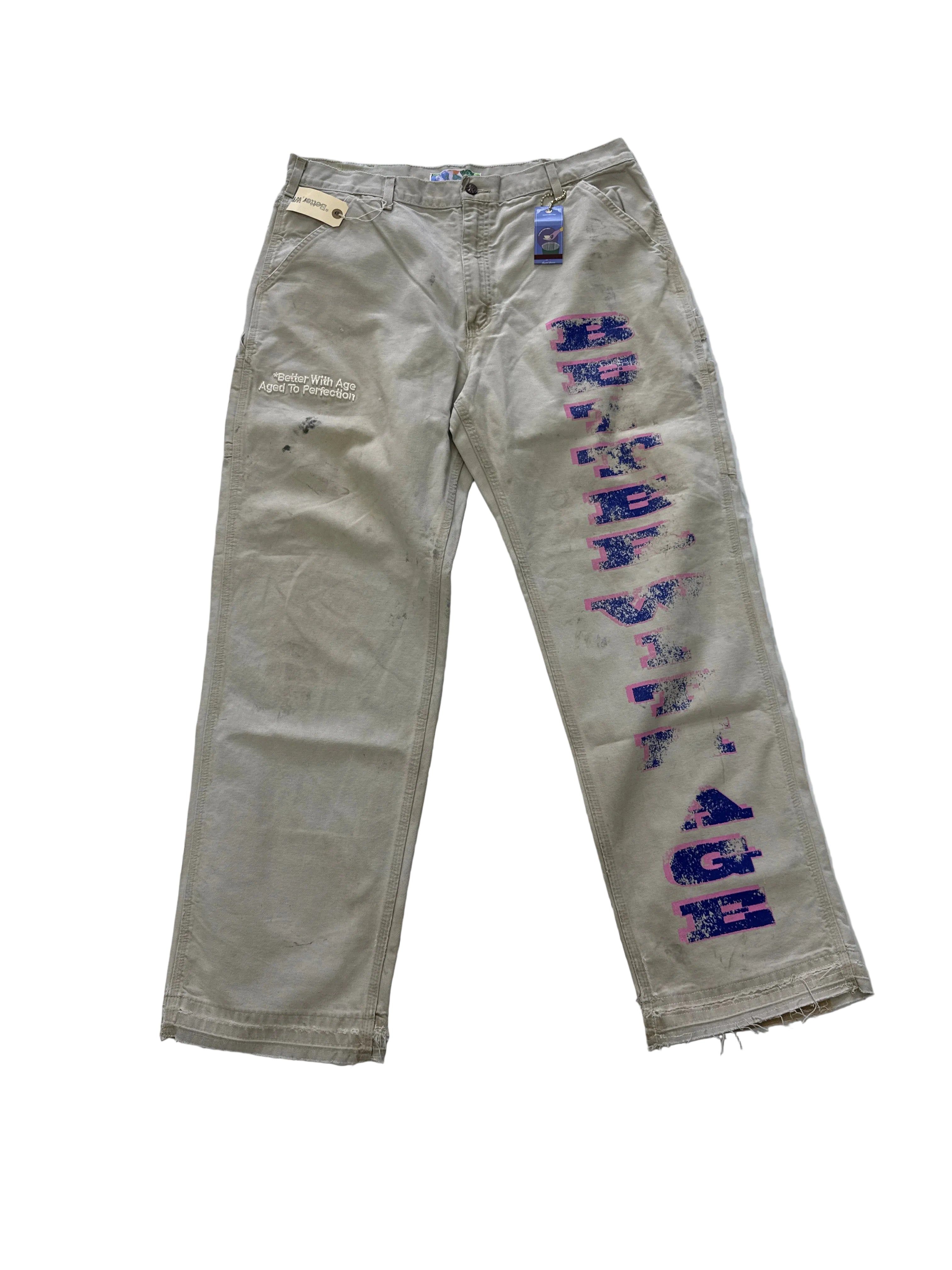 Better With Age ‘Moniker’ Light Tan Jeans