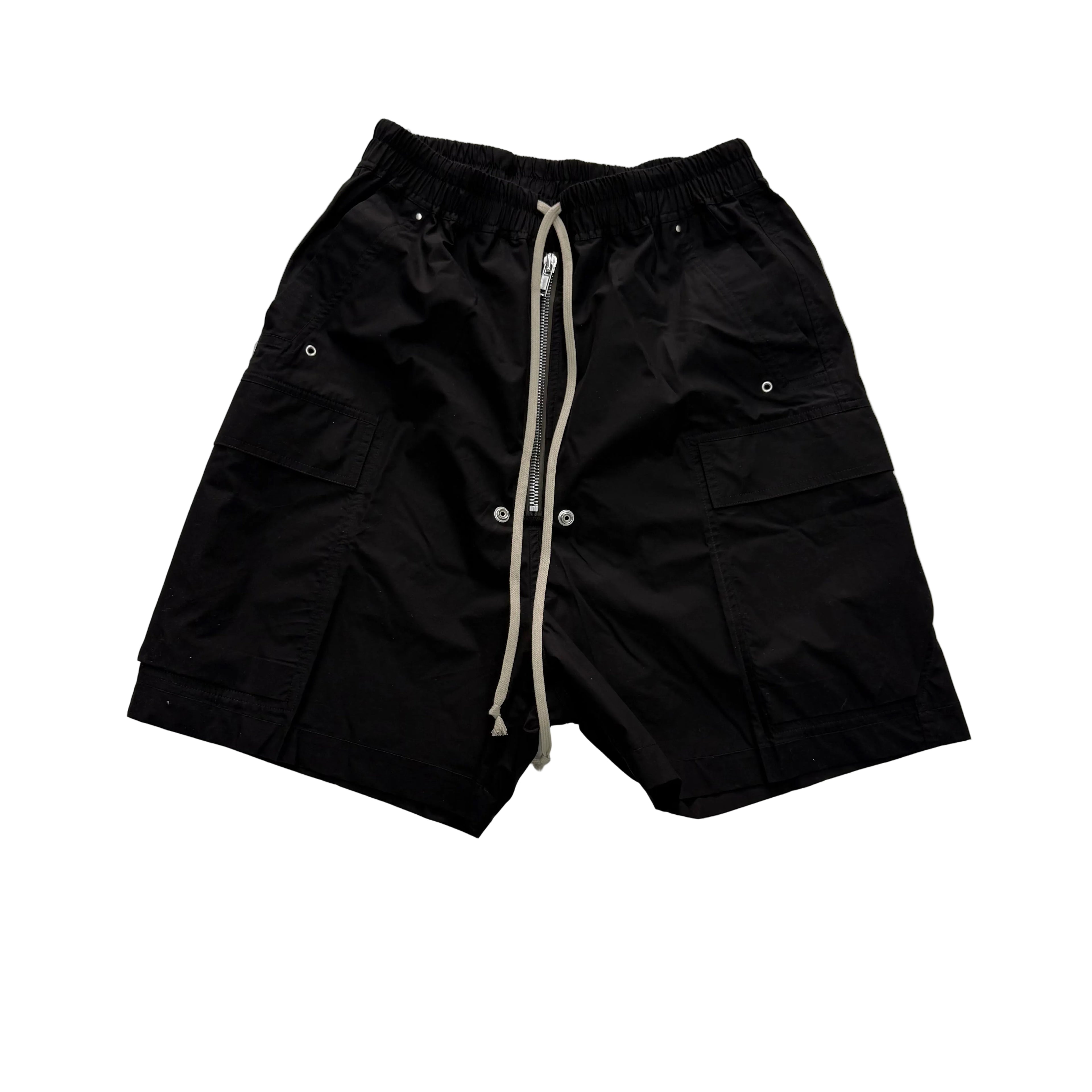 Rick Owens Black Cargobela Shorts