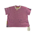 When Smoke Clears ‘Paint Thrashed’ Tee Pink