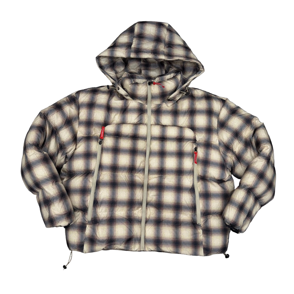 GV Raspberry Hills Plaid Puffer Jacket
