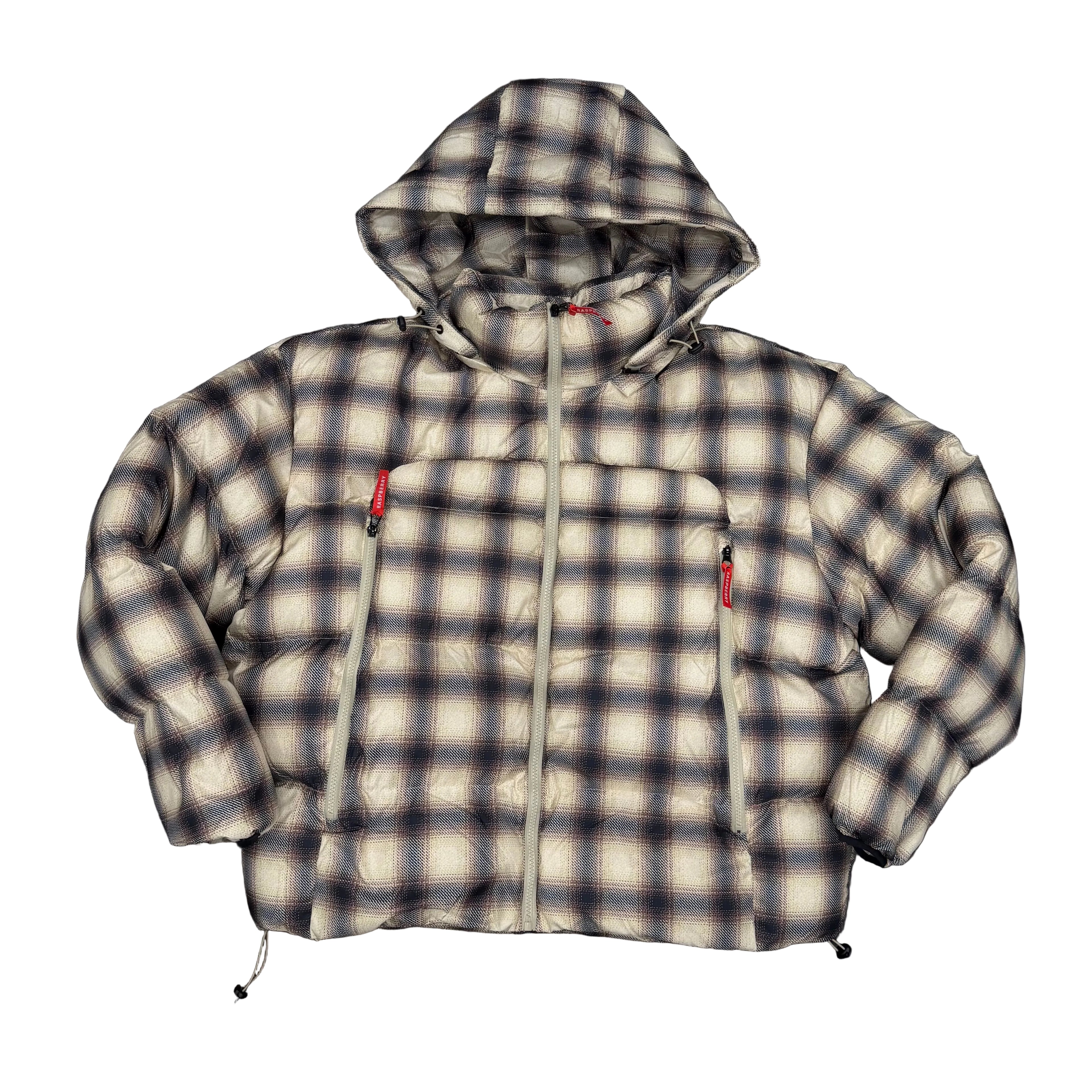 GV Raspberry Hills Plaid Puffer Jacket