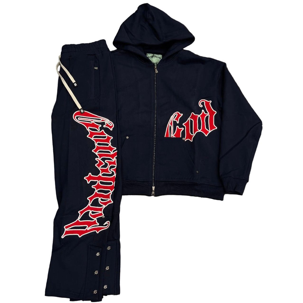 Godspeed V2 Logo OG Sweatsuit Navy/Red