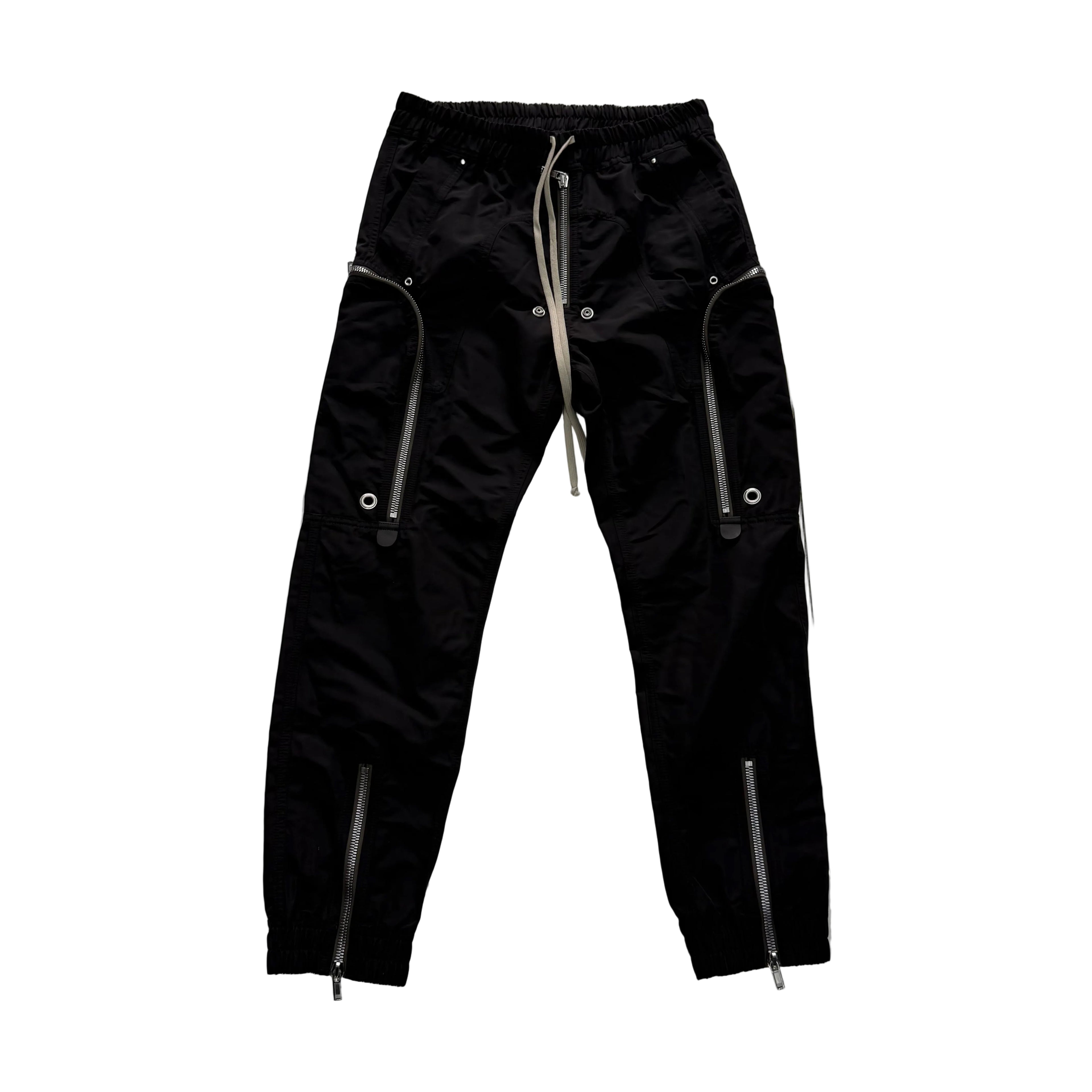 Rick Owens Black Temple Bauhaus Cargo Pants