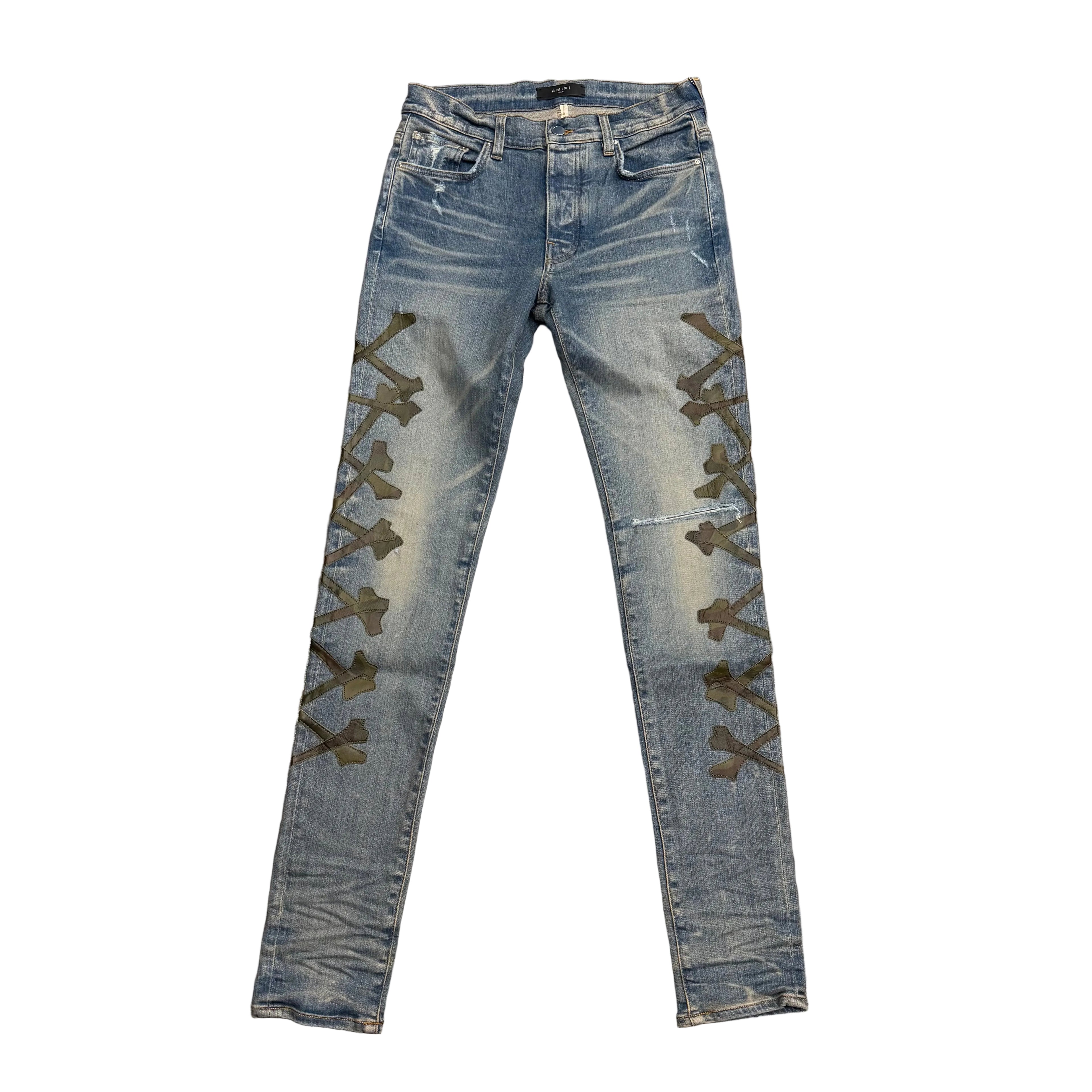 Mike Amiri ‘Bone’ Jeans Camo