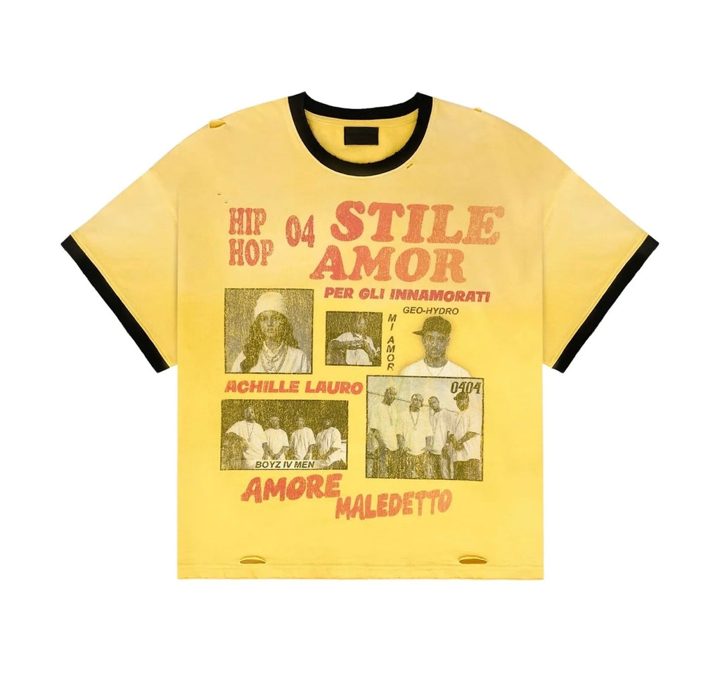 Stile De Amor ‘Popolare’ Tee Yellow