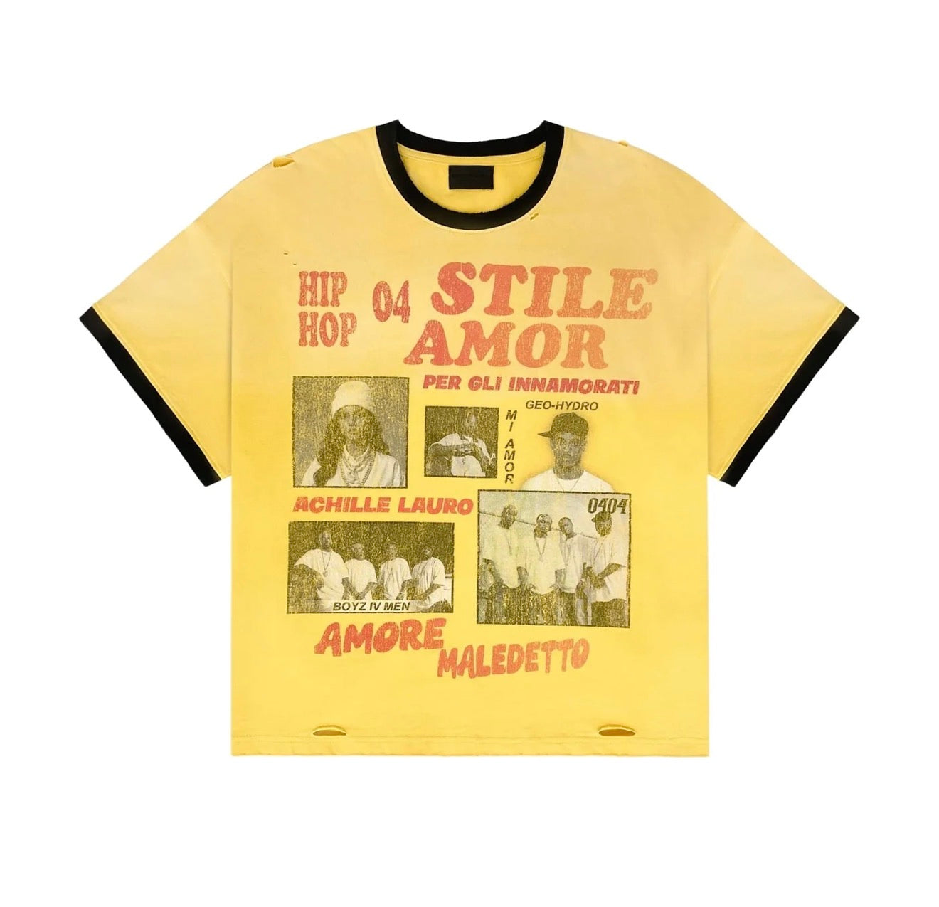 Stile De Amor ‘Popolare’ Tee Yellow