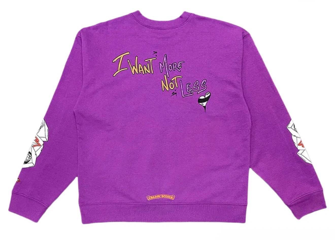 Chrome Hearts x Matty Boy Purple ‘Want More’ Crewneck