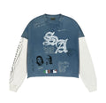 Stile De Amor ‘Sqaudra’ Longsleeve Thermal Blue