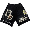 Mixed Emotions ‘Chaos’ Carpenter Shorts Black