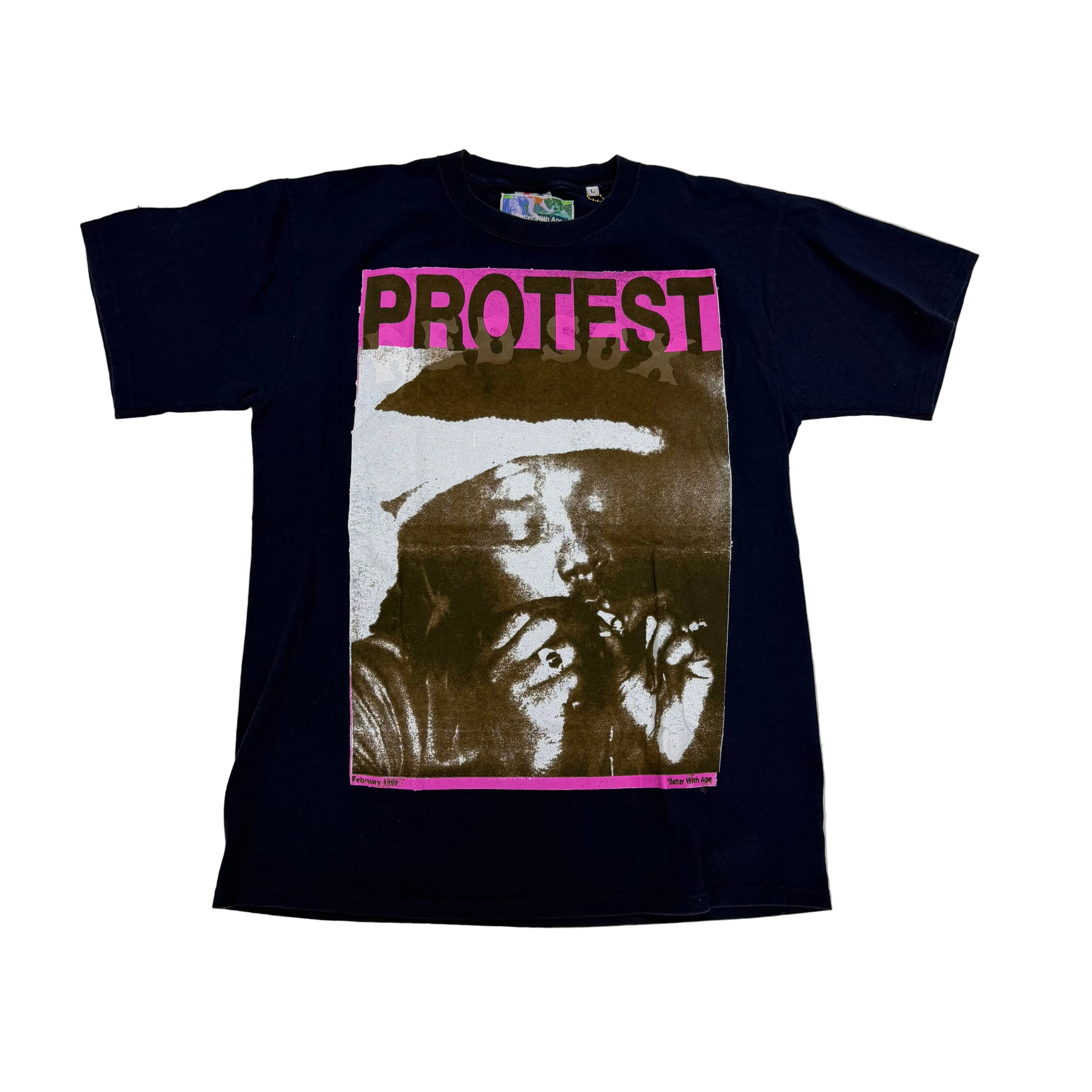 Better With Age SS26 ‘Protest’ Tee Navy