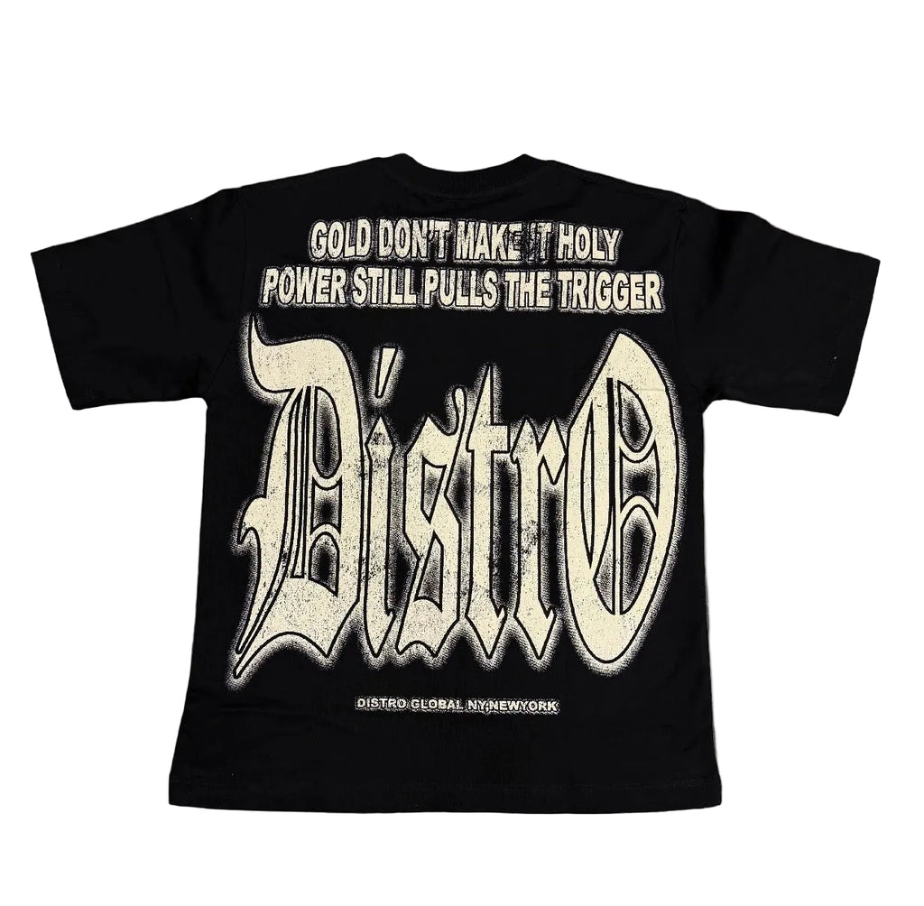 Distro Buy Me Out Of Pain ‘Uzi’ Tee Black