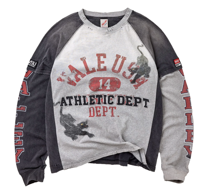 Vale Forever ‘Varsity’ Longsleeve Grey