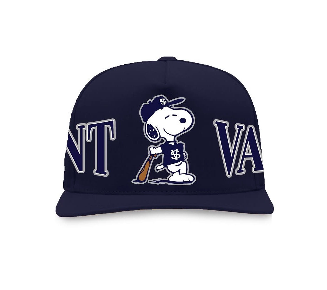 Saint Vanity ‘Snoopy’ Fitted Hat Navy