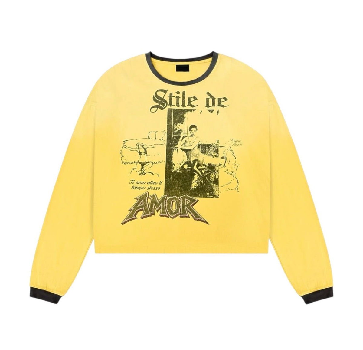 Stile De Amor ‘Stresso’ Longsleeve Yellow