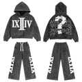 Floor 914 ‘Numeral’ Sweatsuit Black Wash