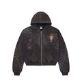 Vale Forever Pluto Clustered Zip Up Hoodie Black (STEAL)