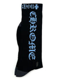 Chrome Hearts Black Blue Socks
