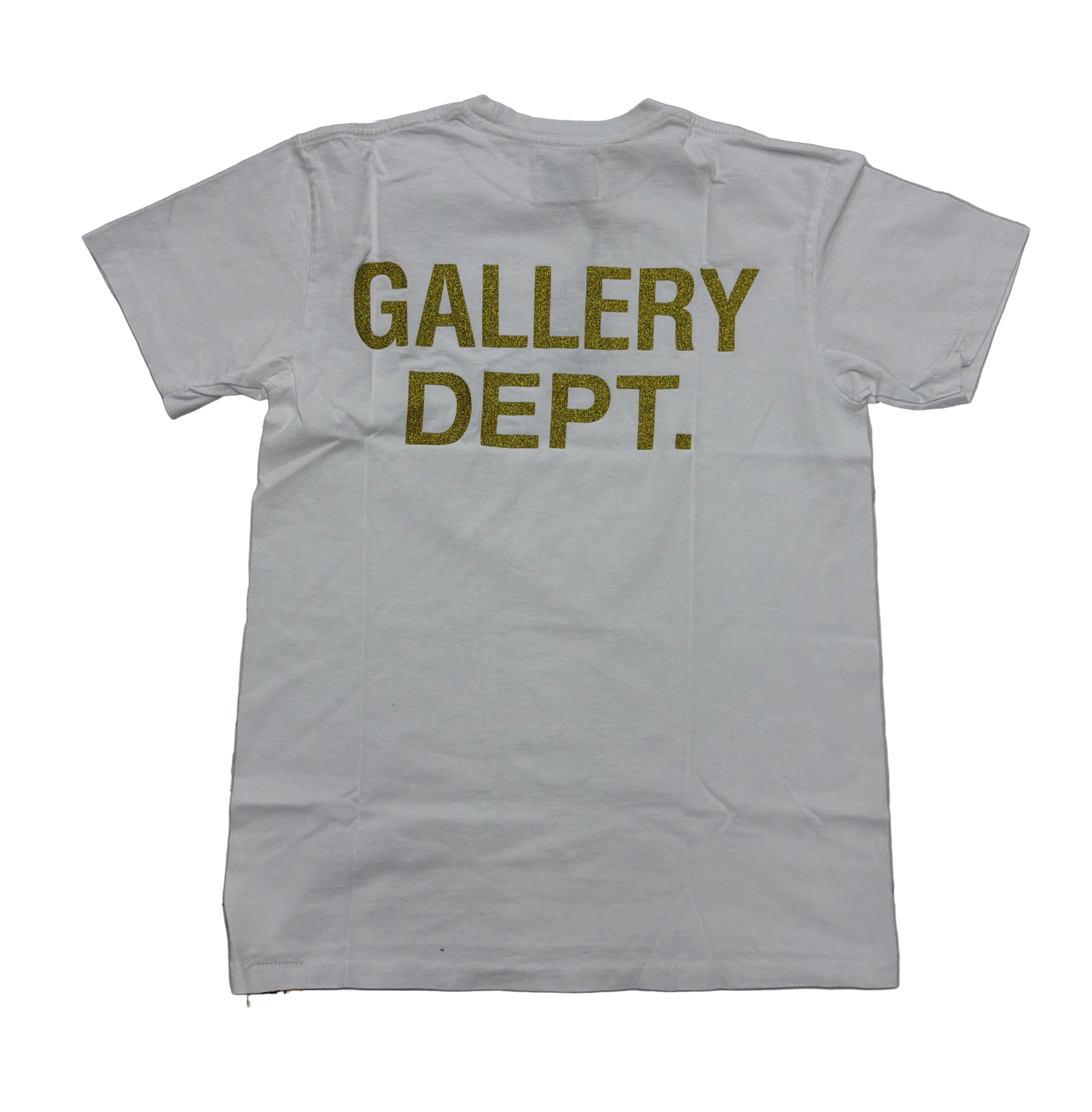 Gallery Dept Souvenir Logo Tee White Gold