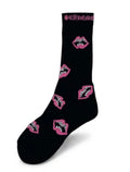 Chrome Hearts Black Pink Matty Socks