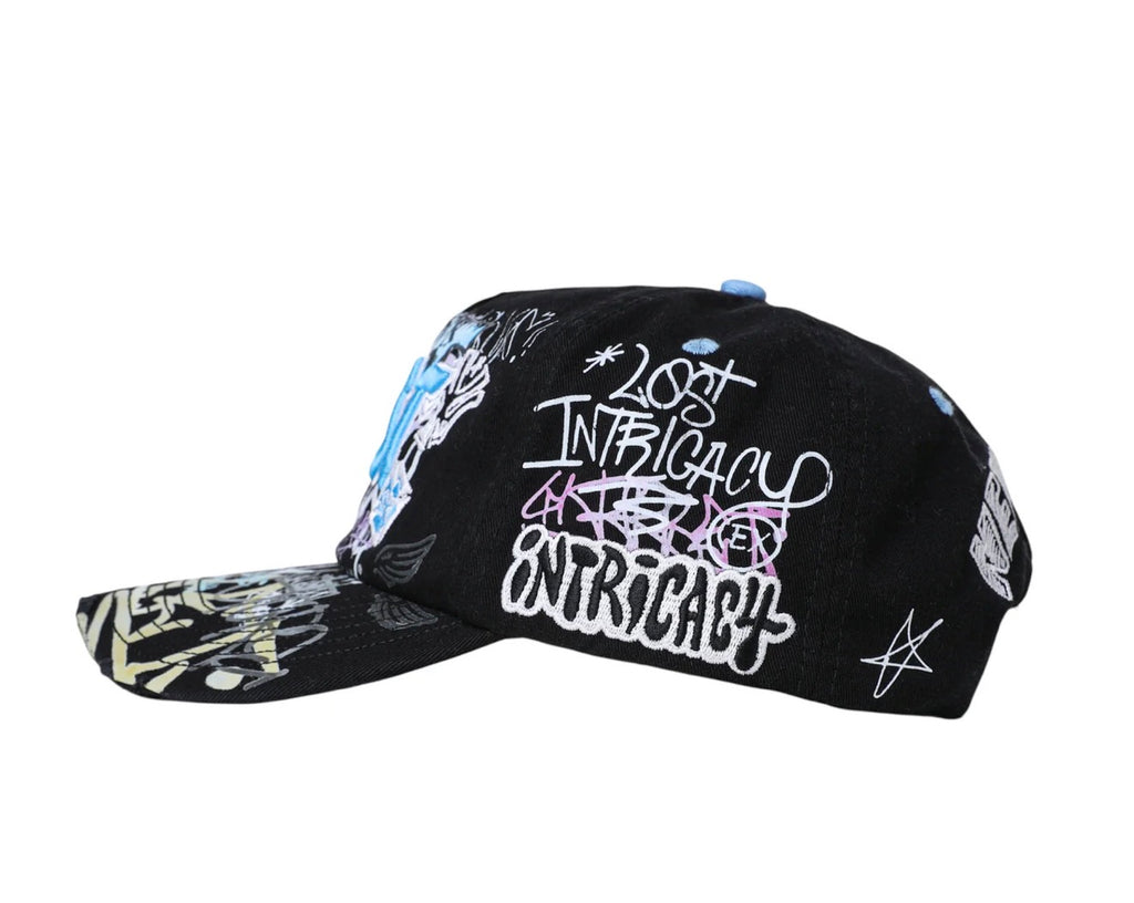 Lost Intricacy ‘Canva NY’ Hat Black