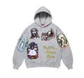 Supreme ‘Sticker’ Pullover Hoodie Grey