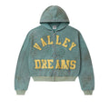 Vale Forever Bank Zip Up Hoodie Green