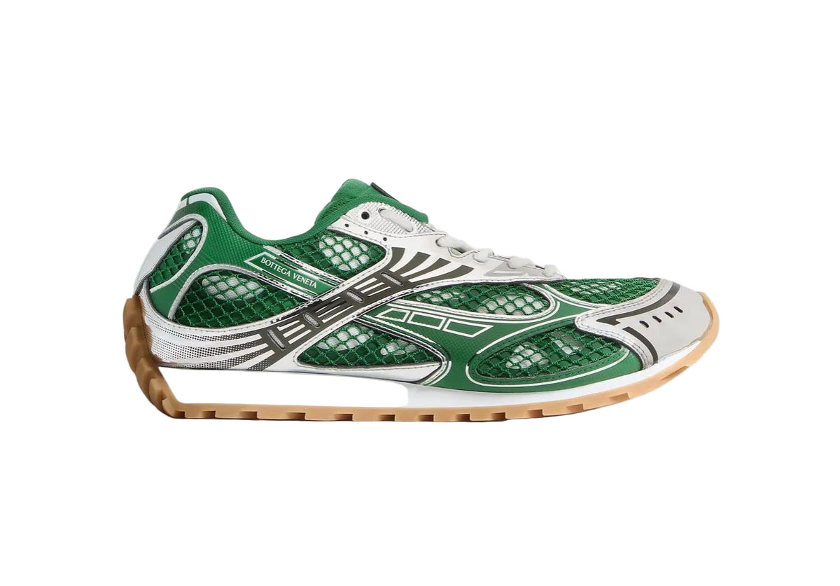 Bottega Veneta 'Orbit' Sneakers Green/ Silver