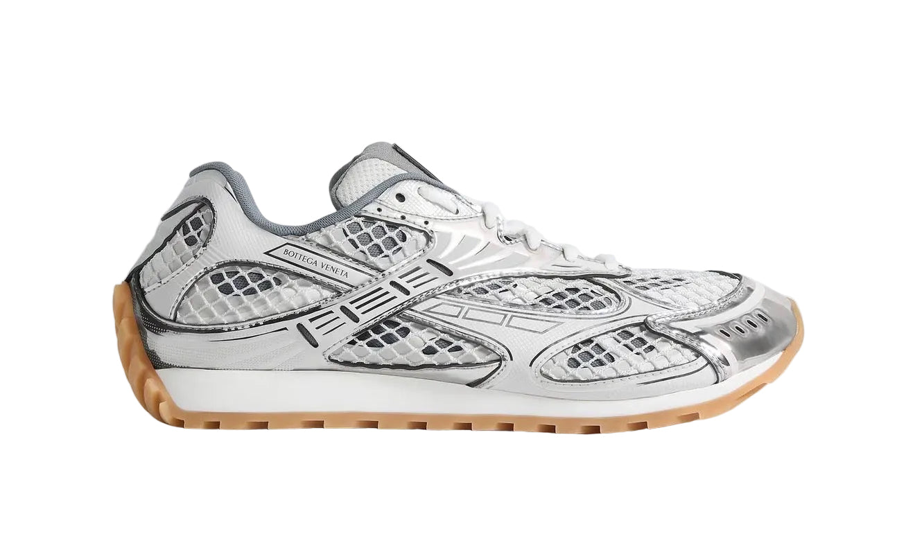 Bottega Veneta 'Orbit' Sneakers White/ Silver