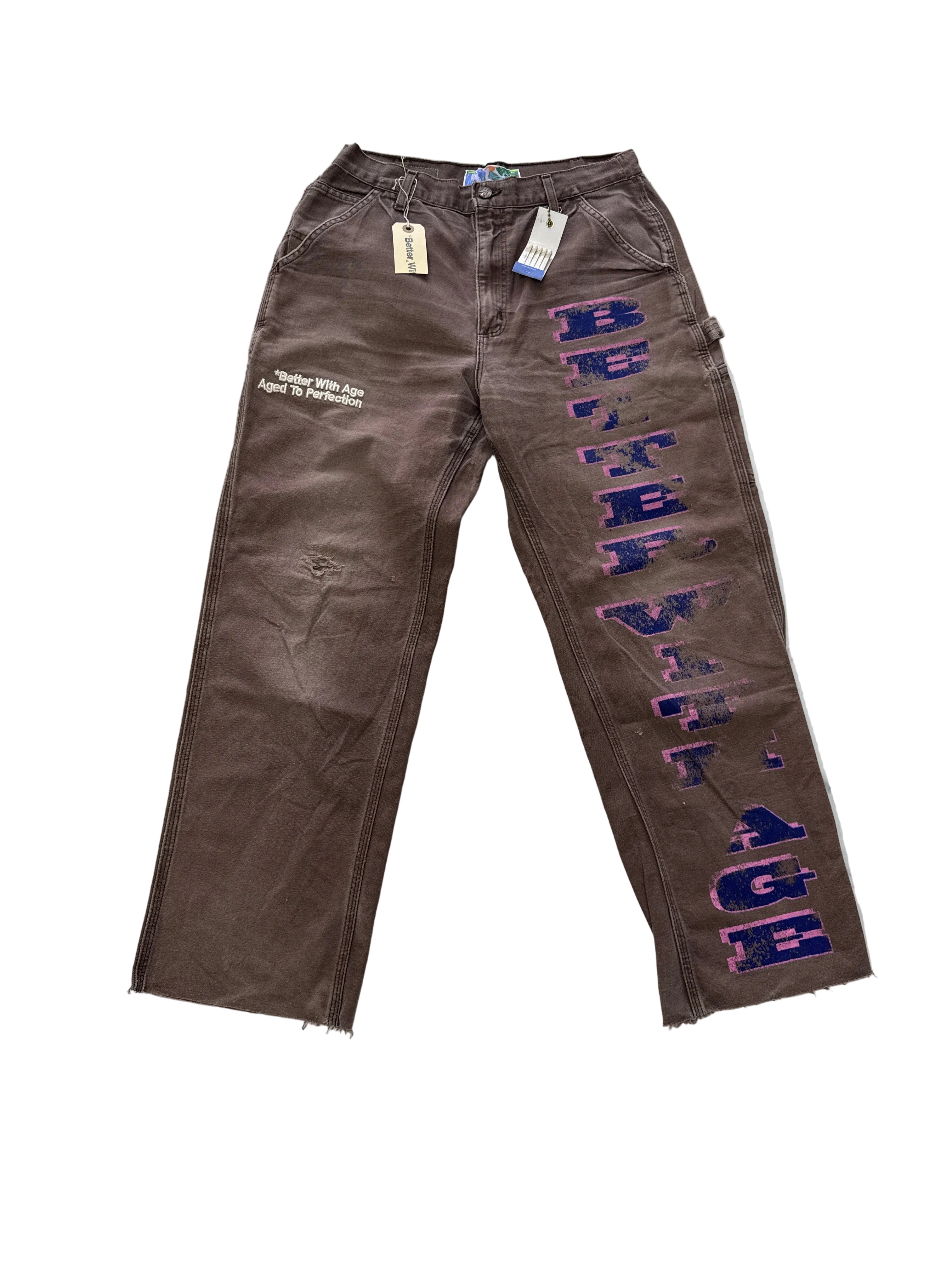 Better With Age ‘Moniker’ Brown Jeans