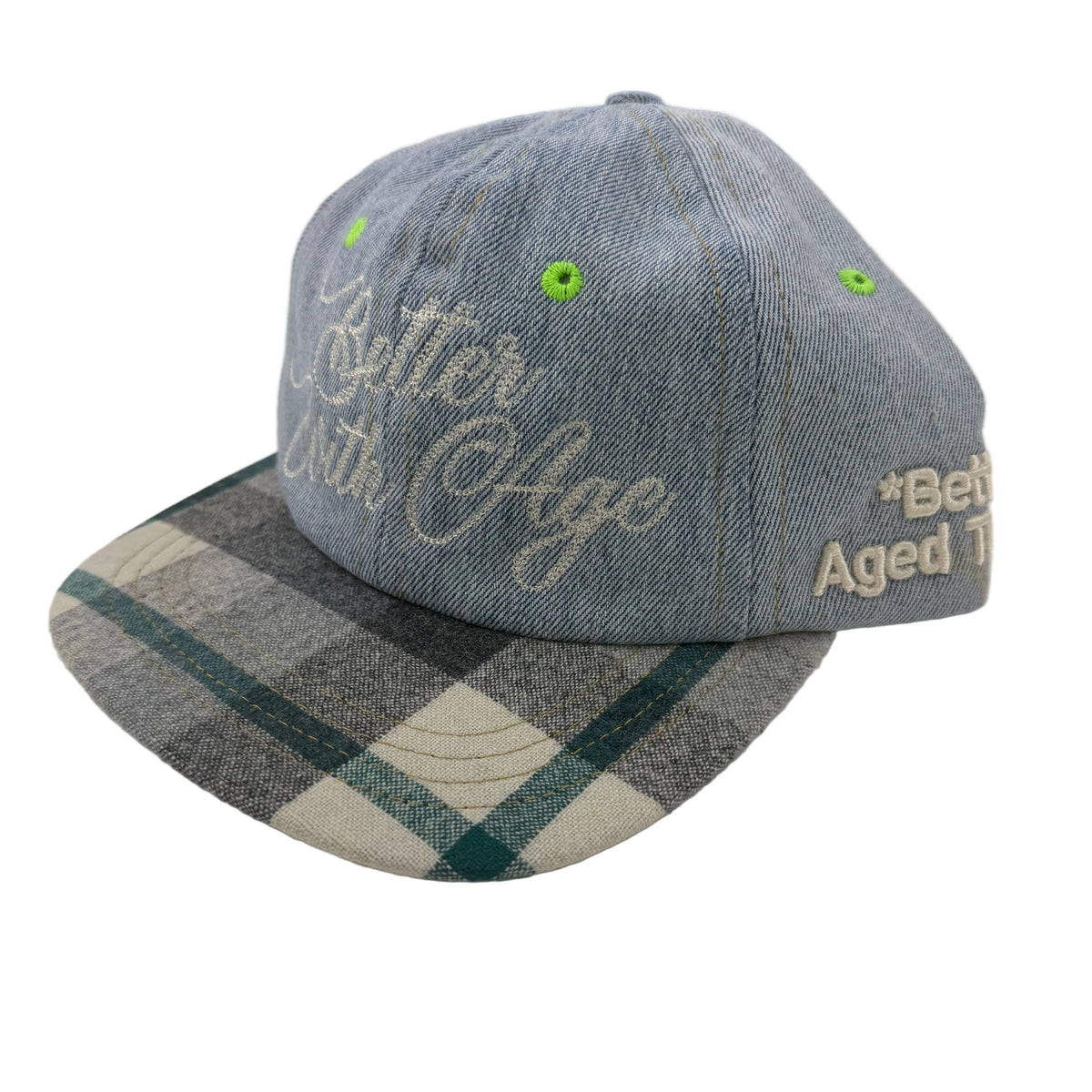 Better With Age Plaid Hat