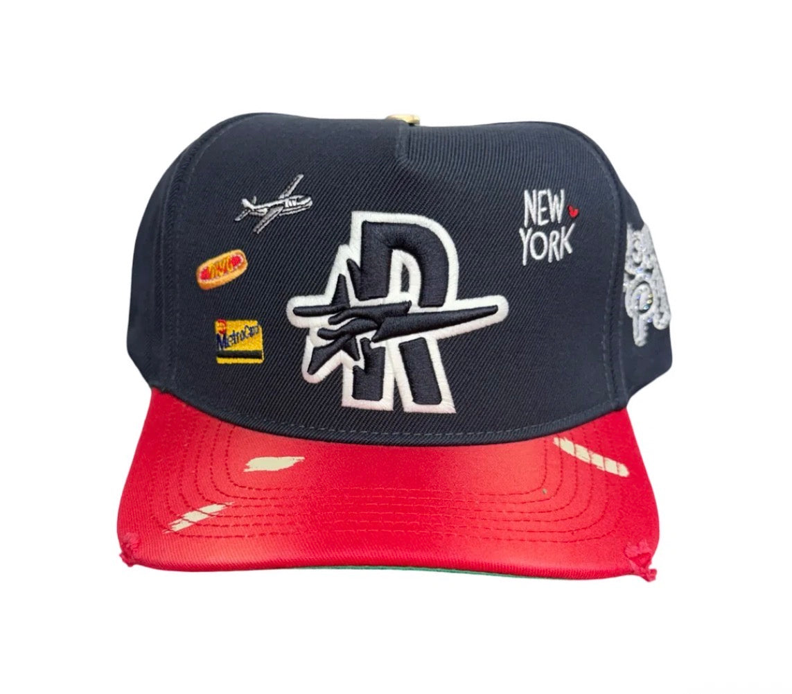 RoughPlay ‘New York’ SnapBack Navy Blue