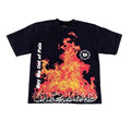 Distro Buy Me Out Of Pain ‘Flames’ Tee Black