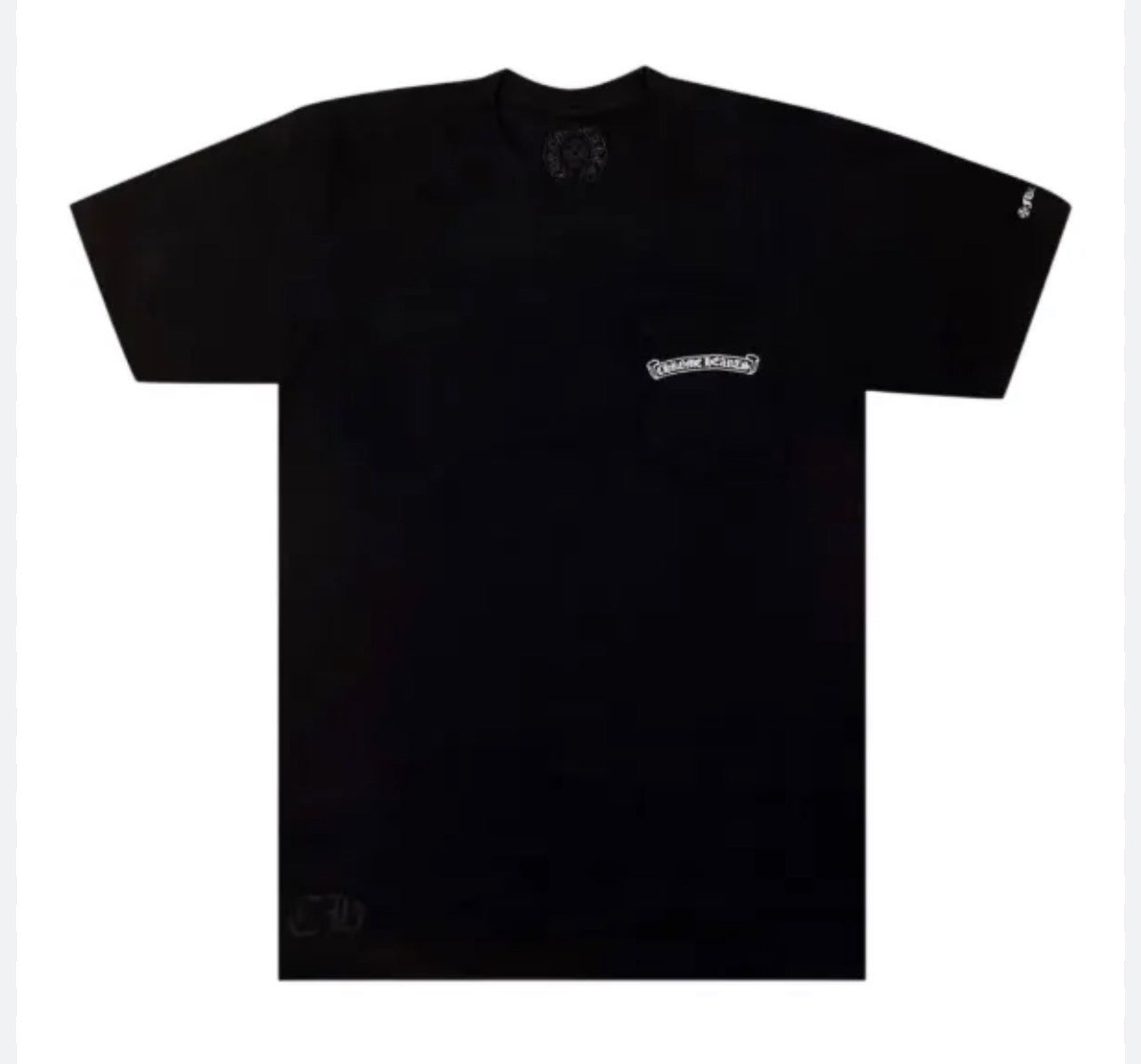 Chrome Hearts Black Scroll Tee