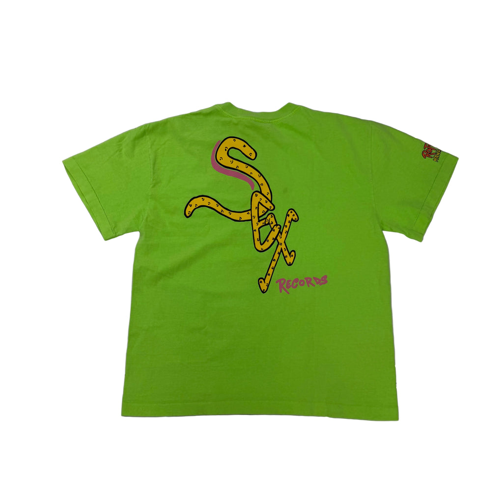 Matty Boy Anti Promo ‘Sex Records’ Tee Lime Green