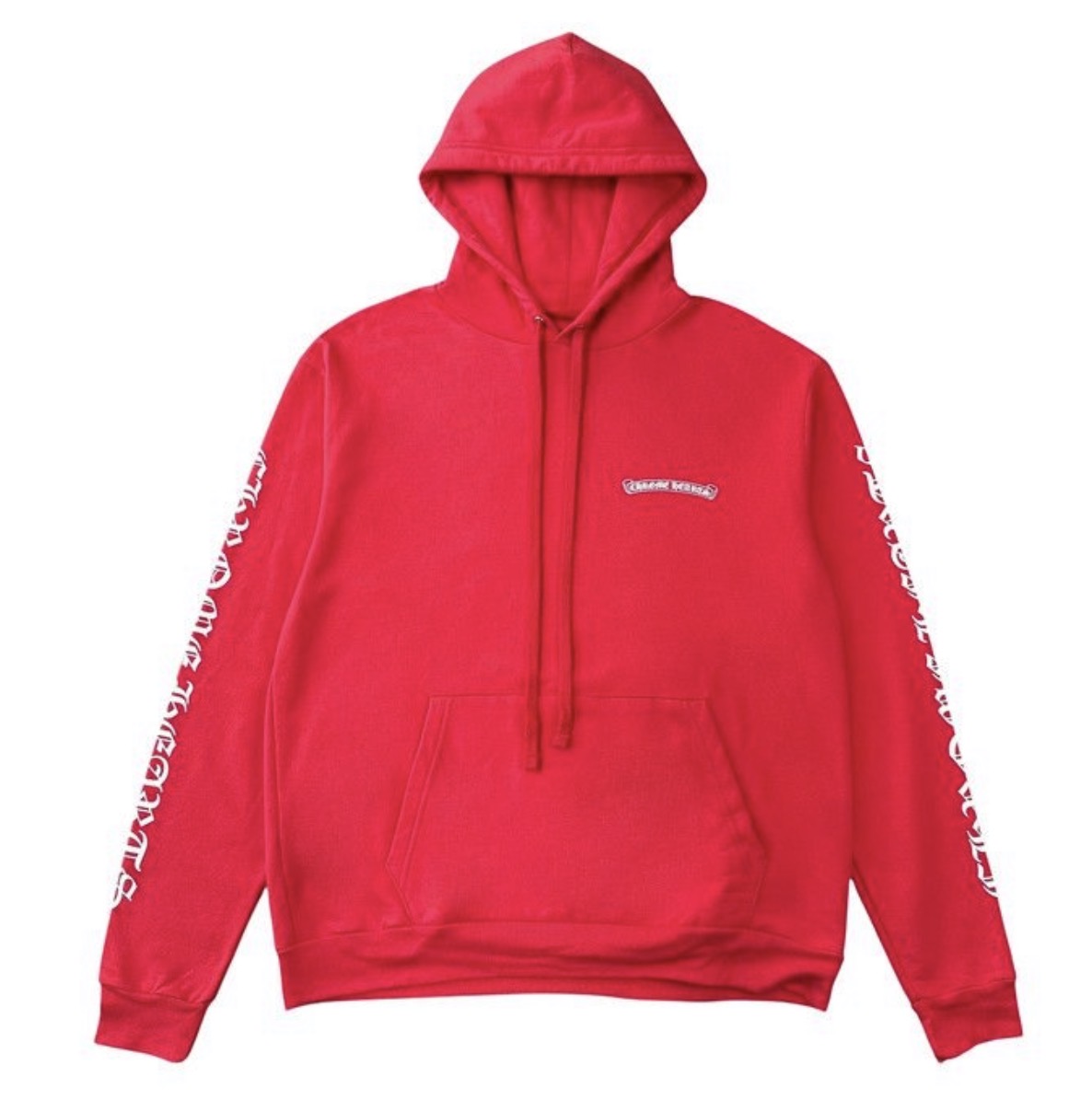 Chrome Hearts Red Scroll Hoodie