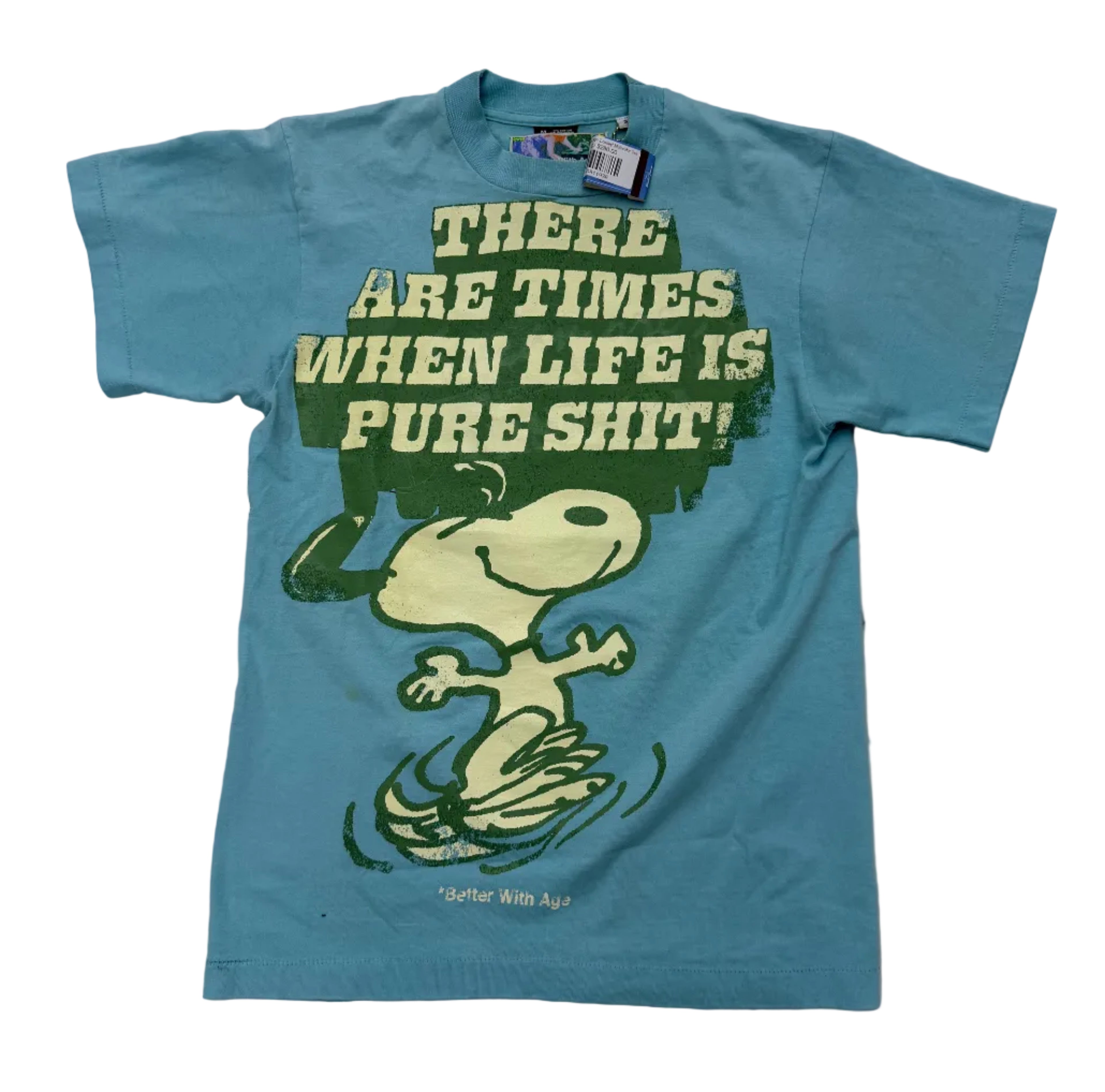 Better With Age SS26 ‘Snoopy’ Tee Teal Blue