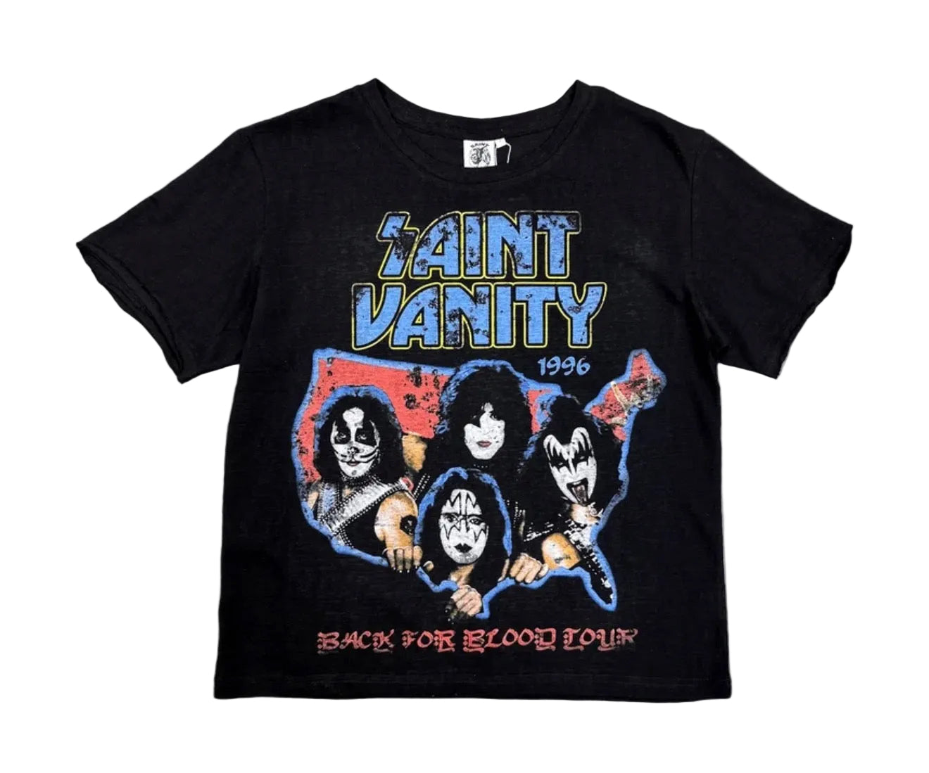Saint Vanity ‘Kiss’ Tee Black
