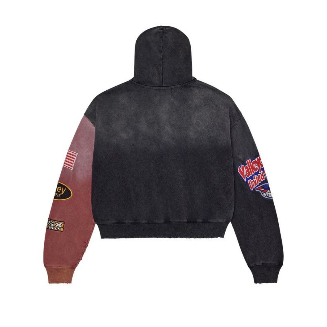 Vale Forever ‘Two Face’ Zip Up Hoodie Black/Red