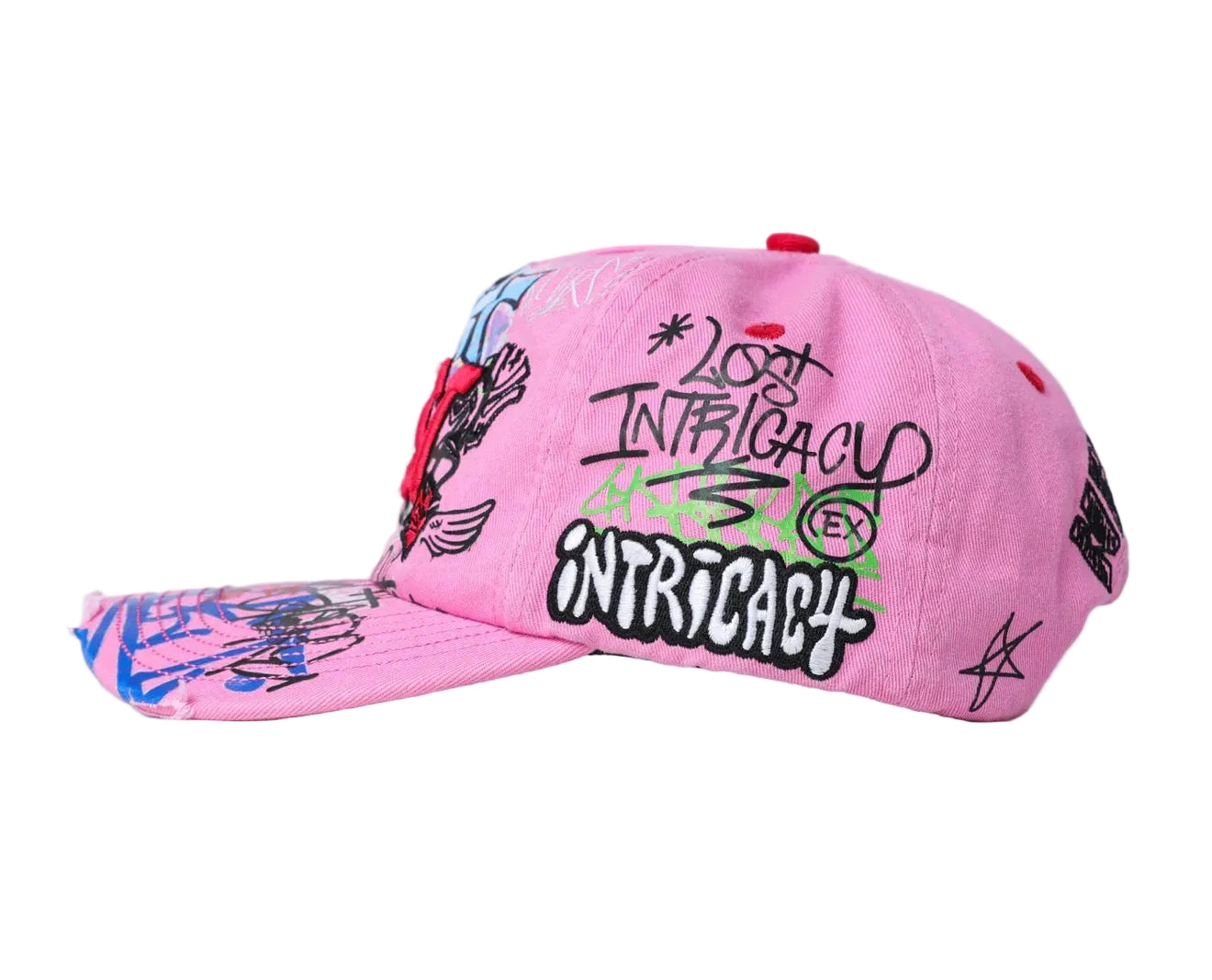Lost Intricacy ‘Canva NY’ Hat Pink