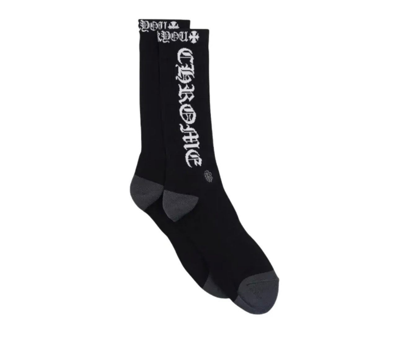 Chrome Hearts Black White Socks