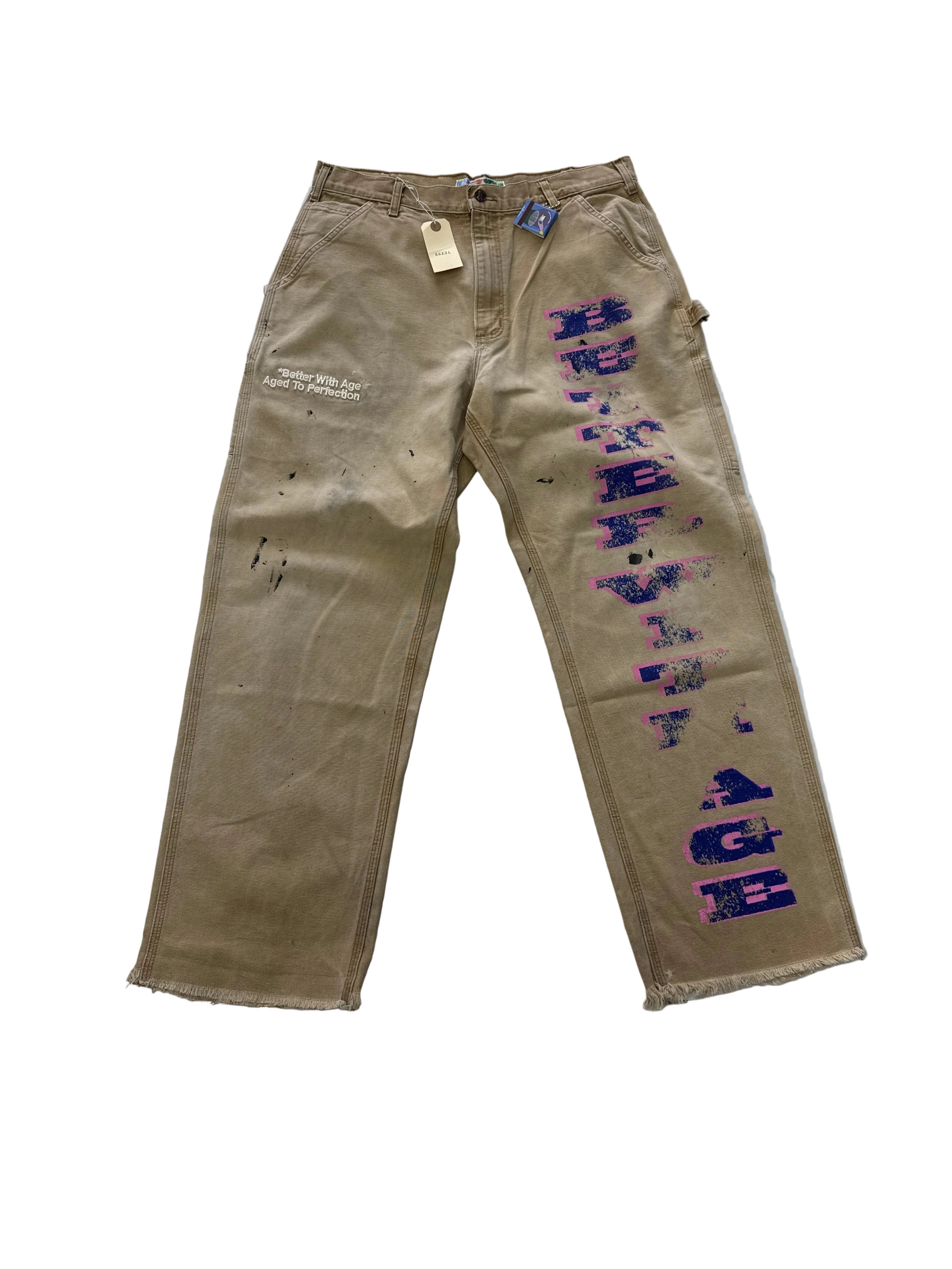 Better With Age ‘Moniker’ Tan Jeans