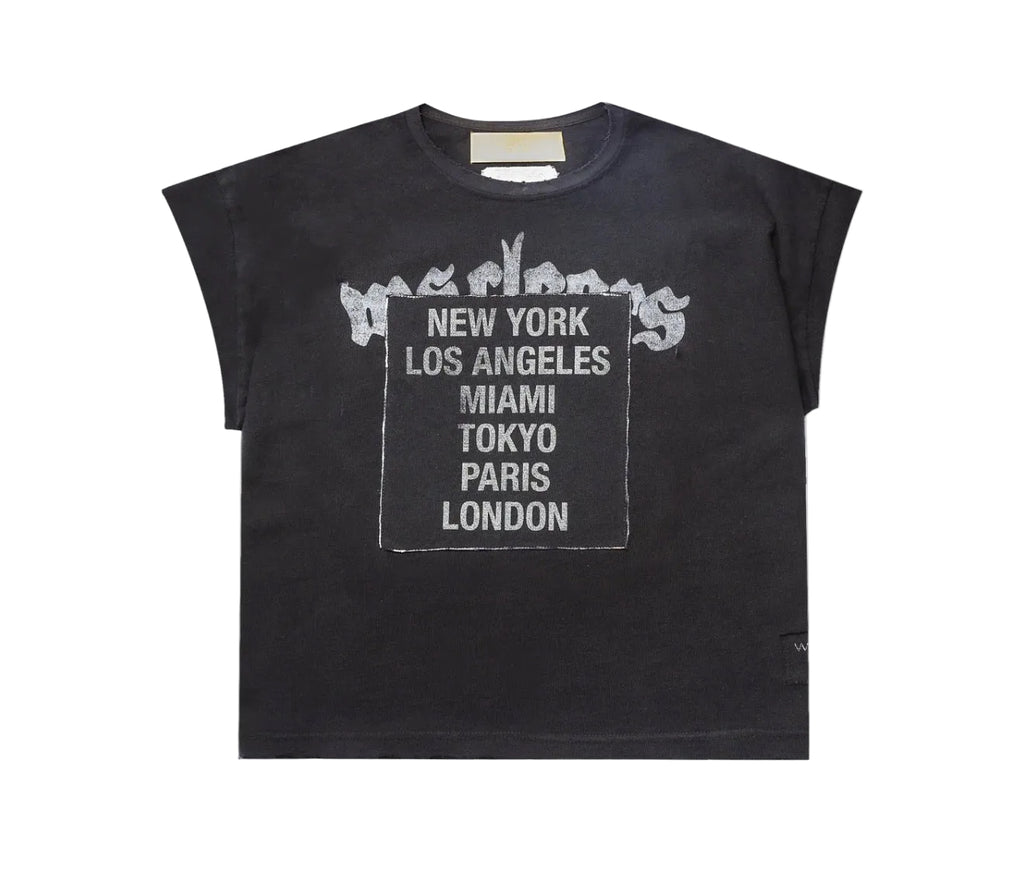 When Smoke Clears ‘Tour’ Cut Off Tee Black