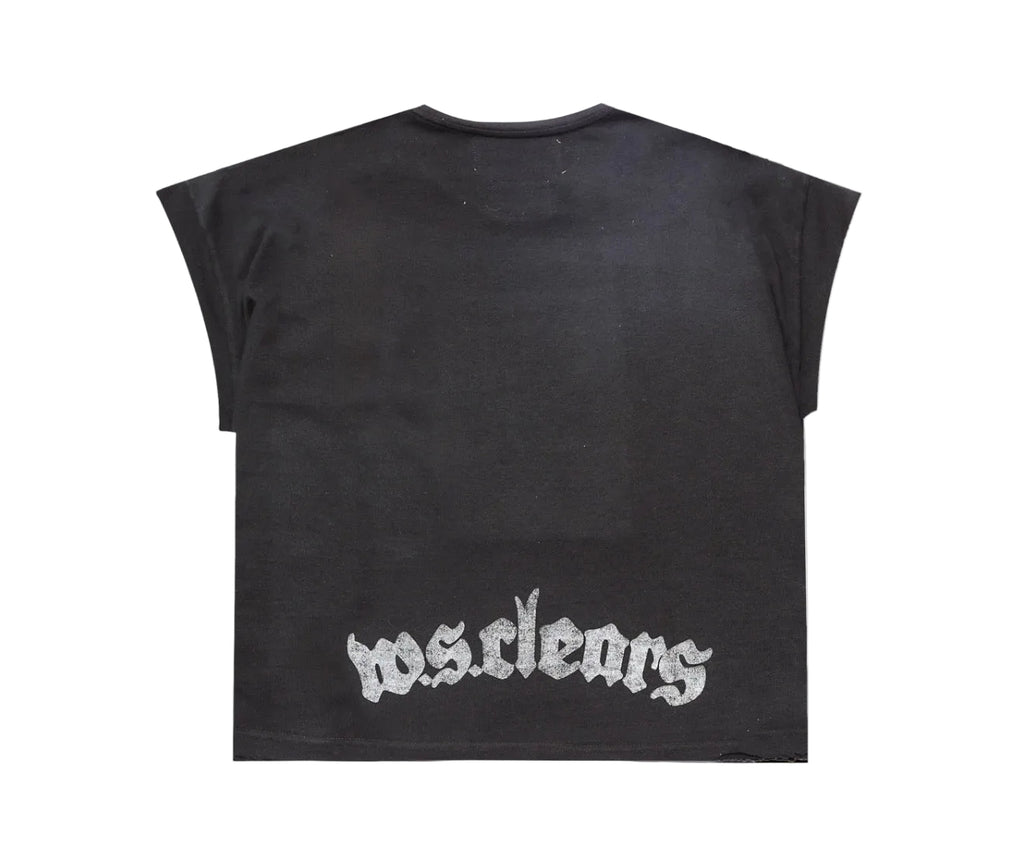 When Smoke Clears ‘Tour’ Cut Off Tee Black