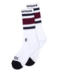 Chrome Hearts White Navy Burgundy Socks