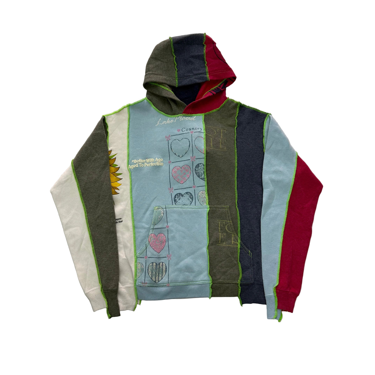 Better With Age '5 Panel Hoodie' Multicolor Hoodie