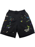 Gallery Dept Paint Splattered Mesh Shorts Black